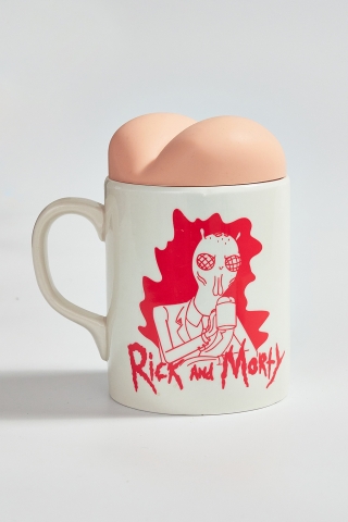 Кружка RM Butt Mug с крышкой белая