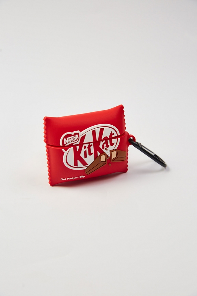 Чехол AirPods KitKat (красный)