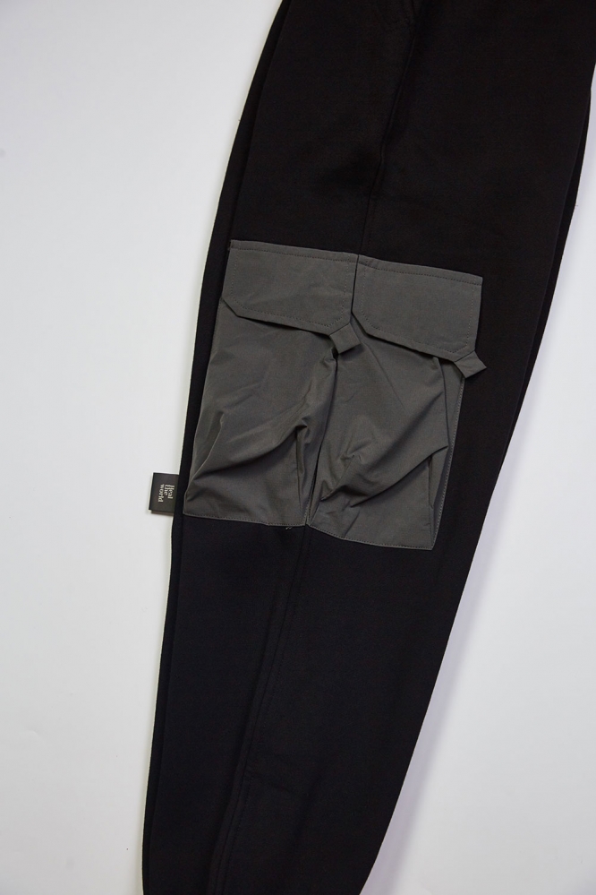 Штаны NEW WAVE черно-серые с карманами