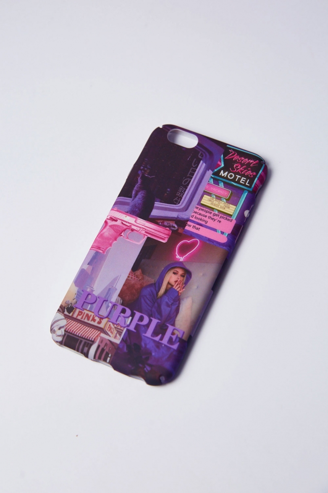 Чехол для Iphone 6/6s фиолетовый