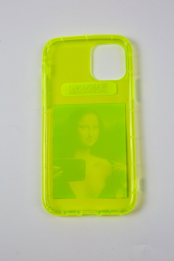 Чехол для iPhone 11 "Мона Лиза" желто-зеленый