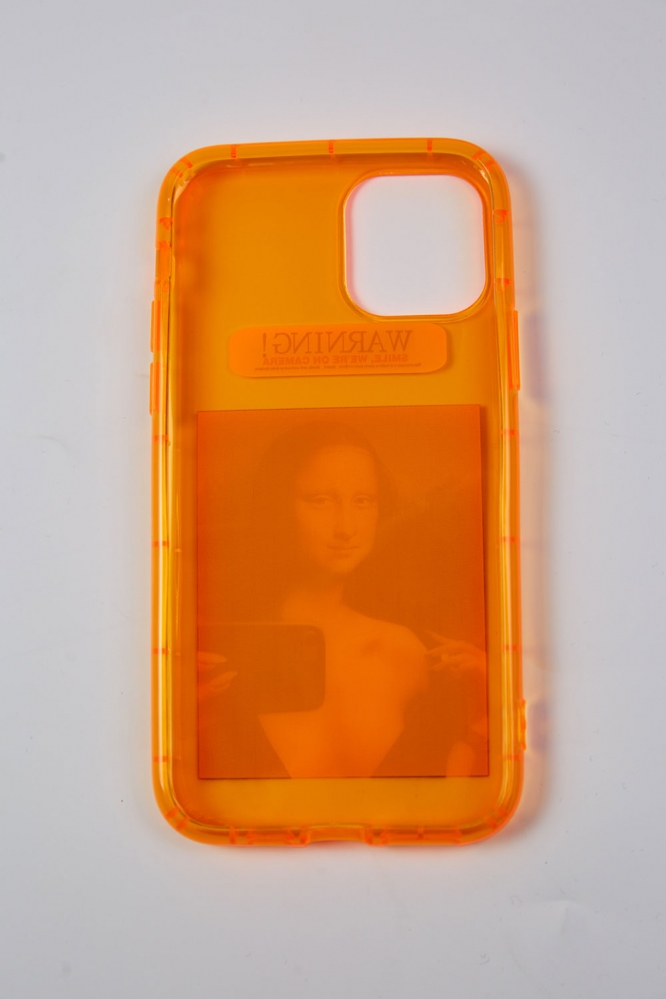 Чехол для Iphone 11 "Мона Лиза" оранжевый