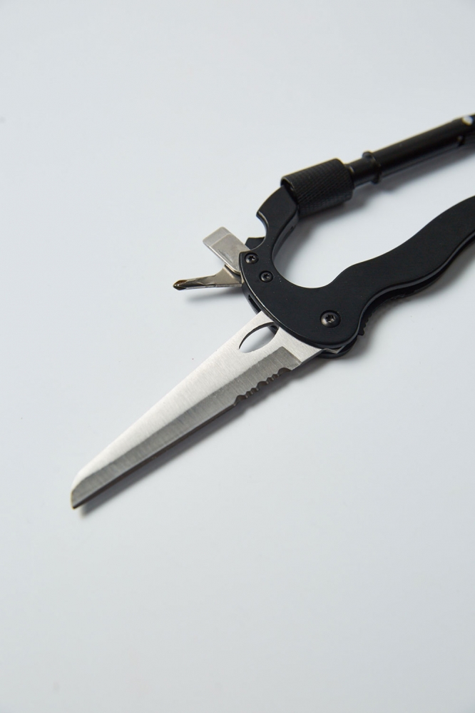 Карабин - нож черный