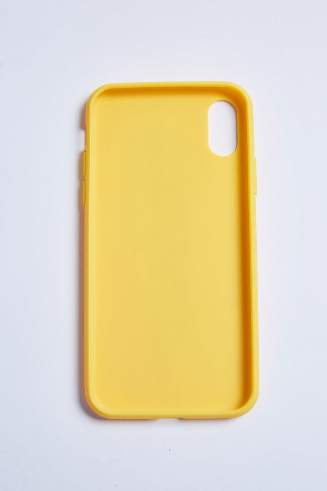 Чехол для iPhone X "DHL" желтый