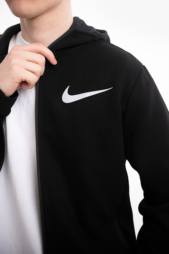 Зип Худи Nike с рефлективным логотипом черный