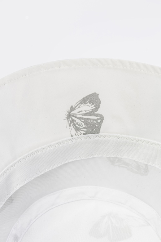 Панама белая "Бабочки" рефлектор