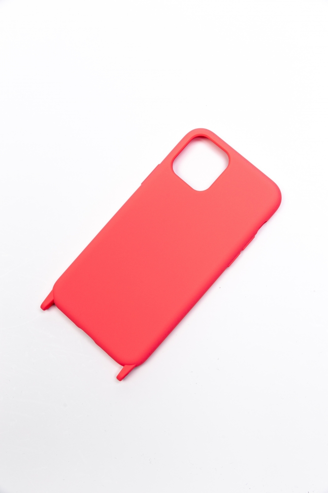 Чехол для Iphone Pro11 с ремешком розовый