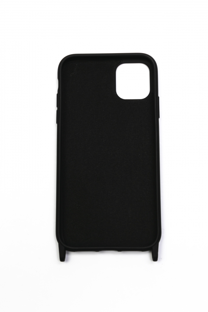 Чехол для Iphone 11 с ремешком черный