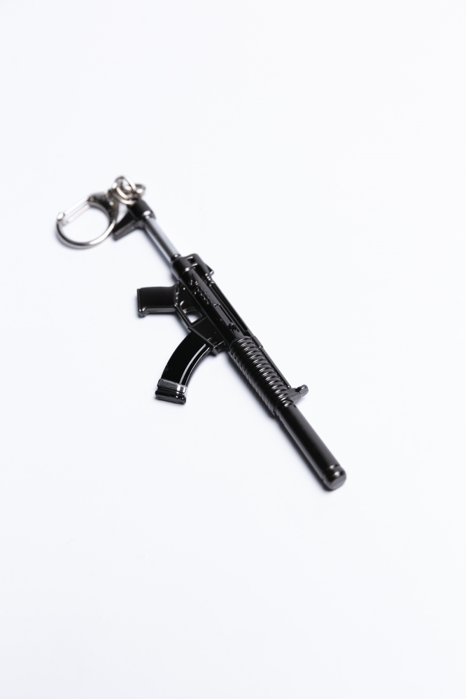 Брелок Submachine Gun черный