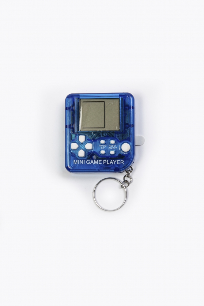 Брелок Mini-Game прозрачный синий