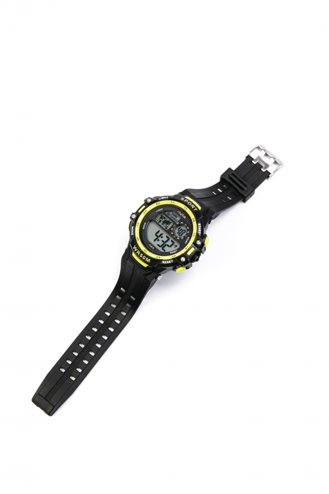 Часы ITaiTec черно-желтые