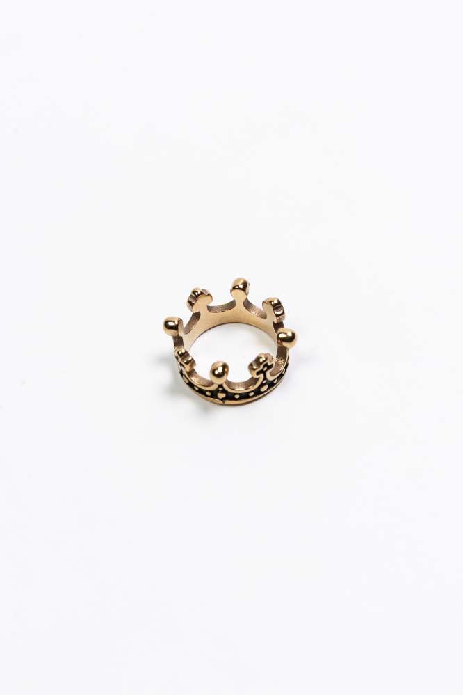Кольцо Корона "9" золотое
