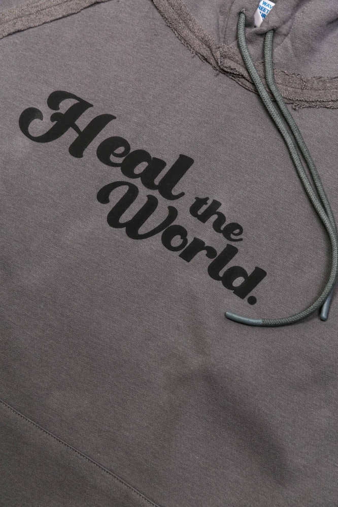 Худи "Heal the World" серое