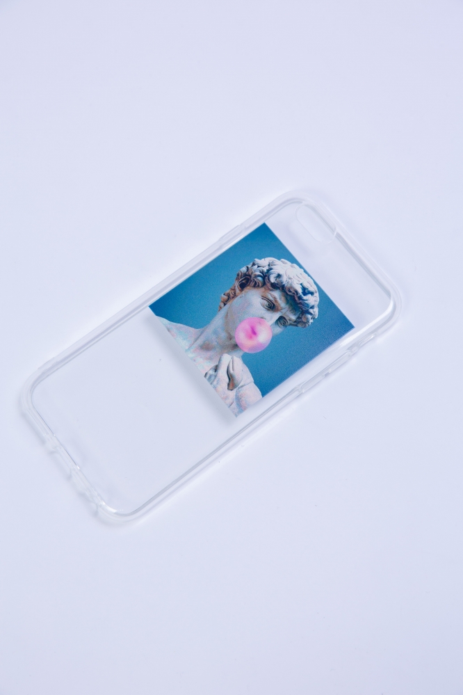 Чехол для iPhone 6/6s прозрачный с принтом 