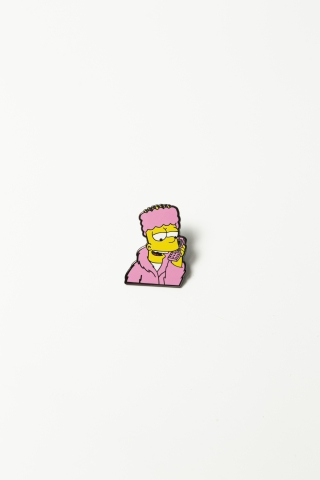 Пин Bart Simpson по телефону