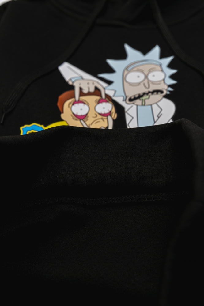 Худи Rick&Morty черное