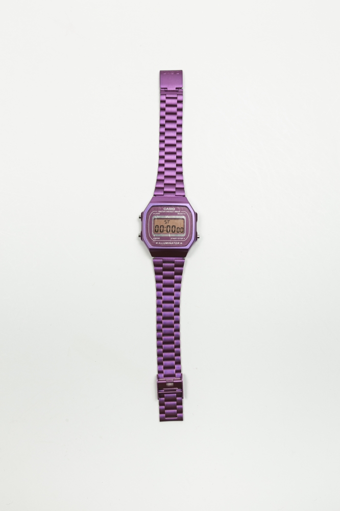 Часы Casio металлические фиолетовые