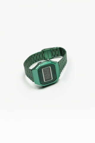 Часы Casio металлические зелёные