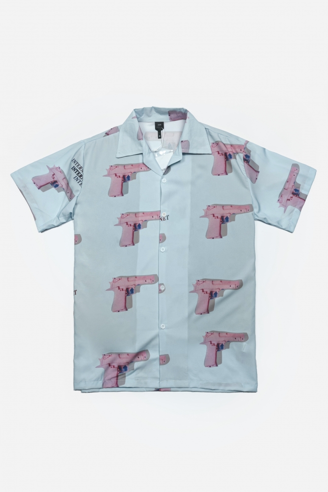 Рубашка Internet Pistols (голубая)