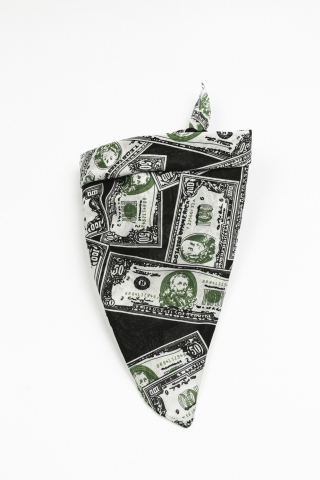 Бандана Банкнота $ черно-зеленая