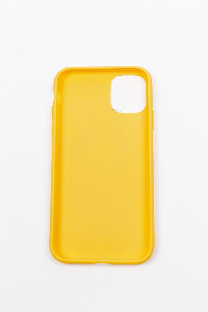 Чехол для Iphone 11  Kaws желтый