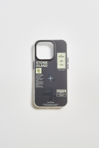 Чехол Iphone 14PRO Stone Island темно серый