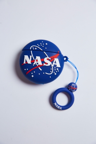 Чехол для Airpods NASA синий