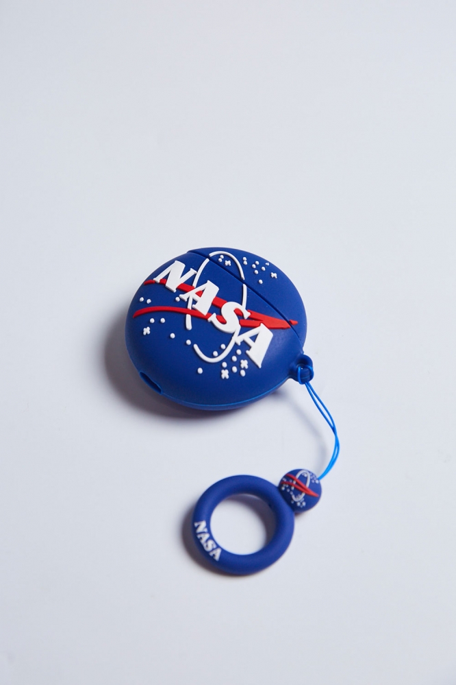Чехол для Airpods NASA синий