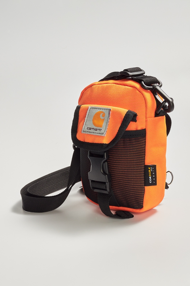 Сумка Carhartt WIP карман сеткa оранжевая