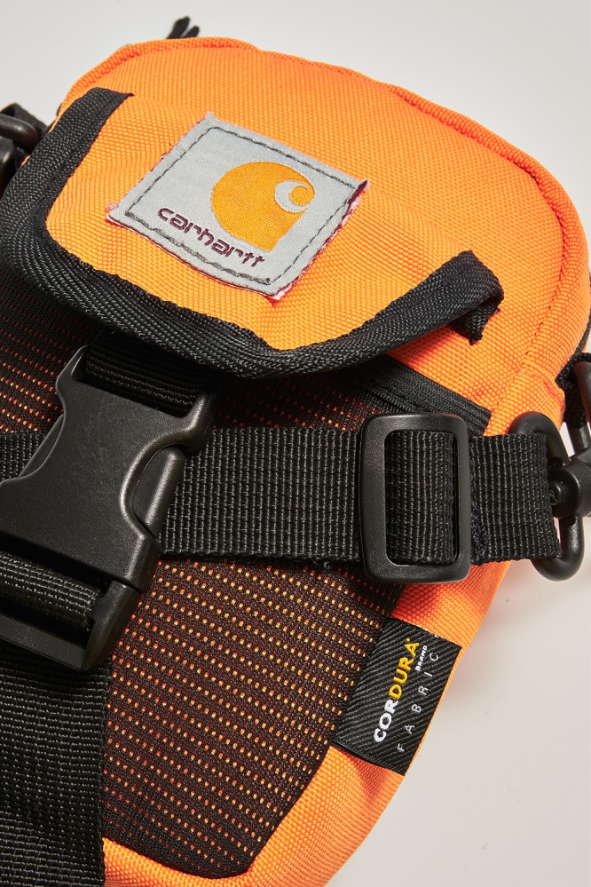 Сумка Carhartt WIP карман сеткa оранжевая
