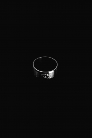 Кольцо Наруто Акацуки (черное)
