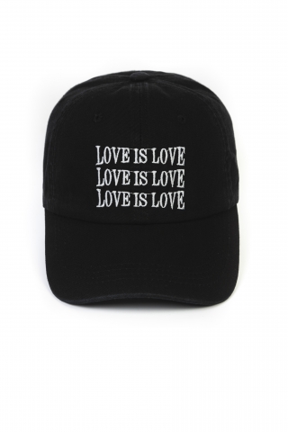 Кепка "Love is love" черная