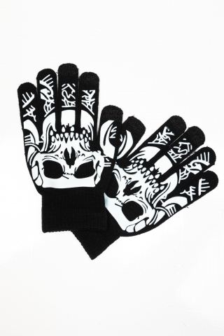 Перчатки Whiteskull (чёрные)