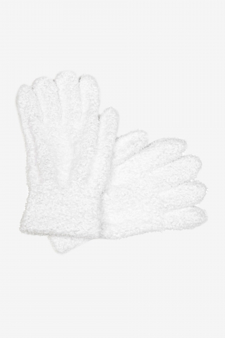Перчатки WenWan флис белые