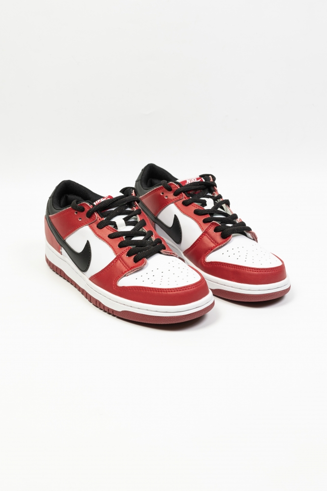 Кроссовки Nike Dunk Low красно-черные
