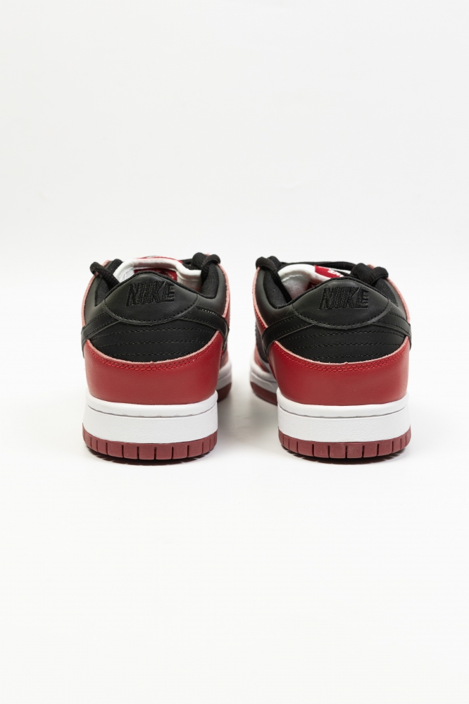 Кроссовки Nike Dunk Low красно-черные