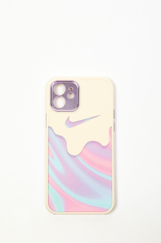 Чехол для Iphone 12 Nike (бежевый градиент)