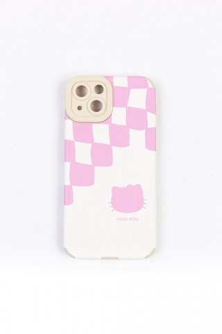 Чехол для Iphone 11 "Hello Kitty" бело-розовый
