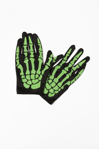 Перчатки Bones green (черн/зелёные)