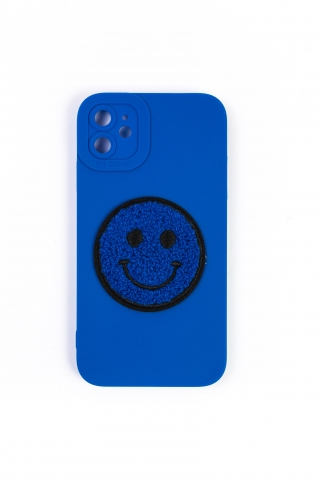 Чехол для Iphone 11 "Blue Smile" синий