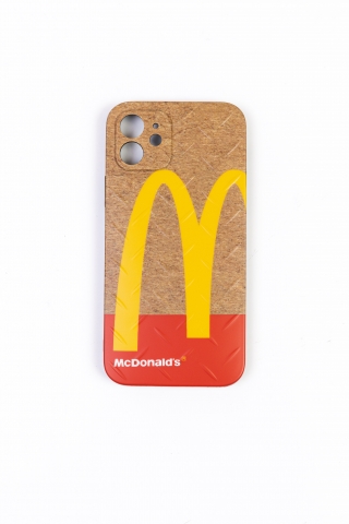Чехол для Iphone 12 "McDonalds" с логотипом