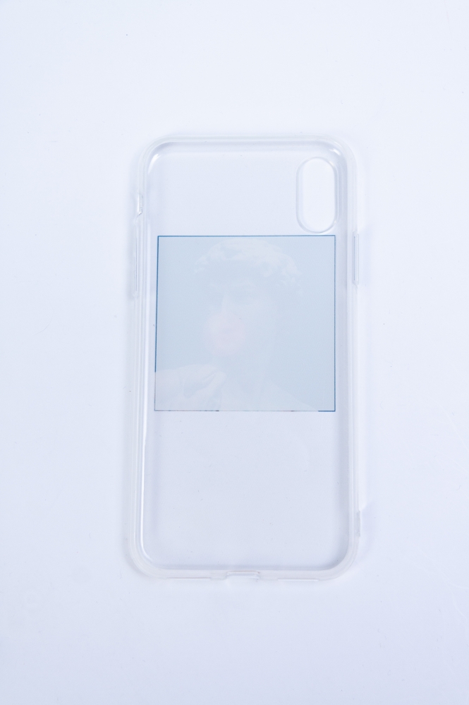 Чехол для Iphone X прозрачный с принтом 