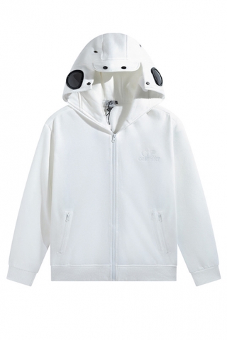 Зип Худи C.P. Company Goggle jacket (белый)