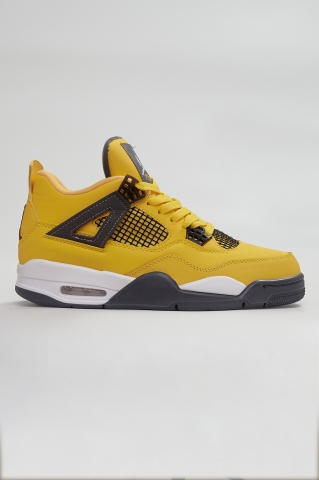 Кроссовки Nike Air Jordan 4 Retro желтые