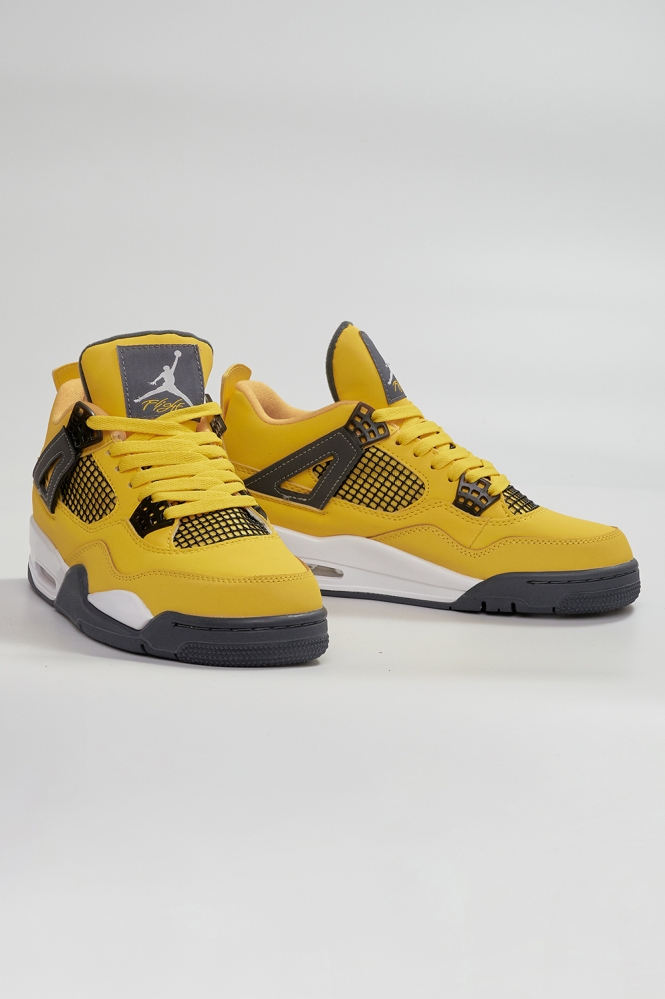 Кроссовки Nike Air Jordan 4 Retro желтые