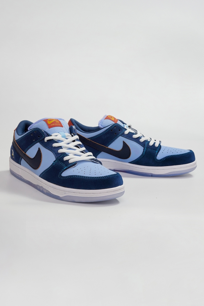 Кроссовки Nike dunk sb cине-голубой 