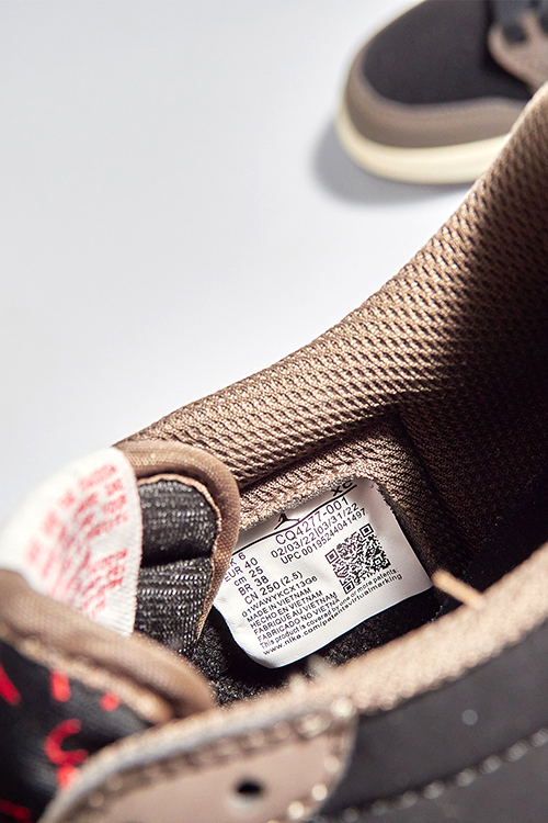 Кроссовки Nike Air Jordan1Low черно-коричневые