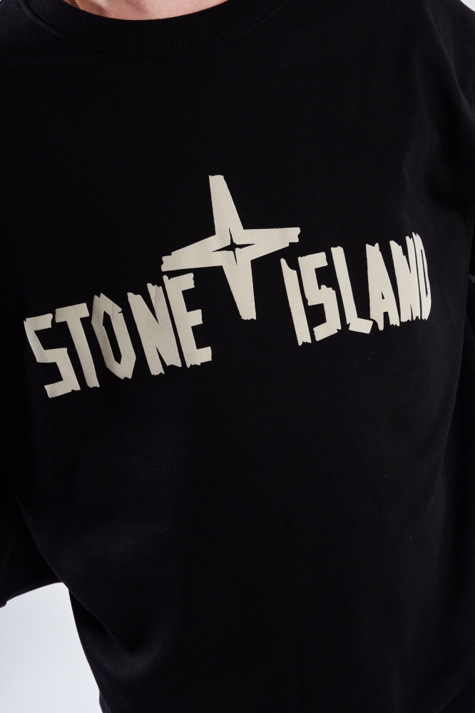 Свитшот Stone island pale stone черный