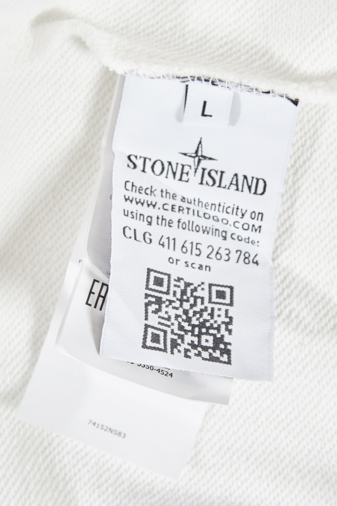 Худи Stone Island new age белое