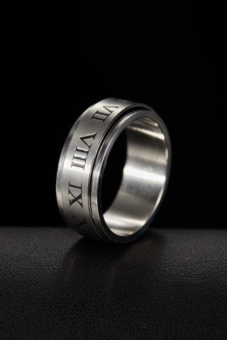 Кольцо Roman Ring серебристое
